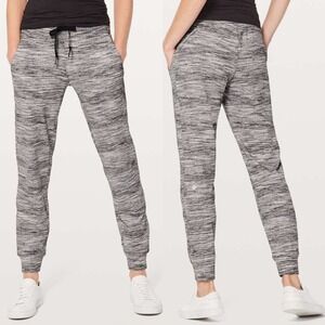 Lululemon Ready To Rulu Jogger Pants Space Dye Camo Black White